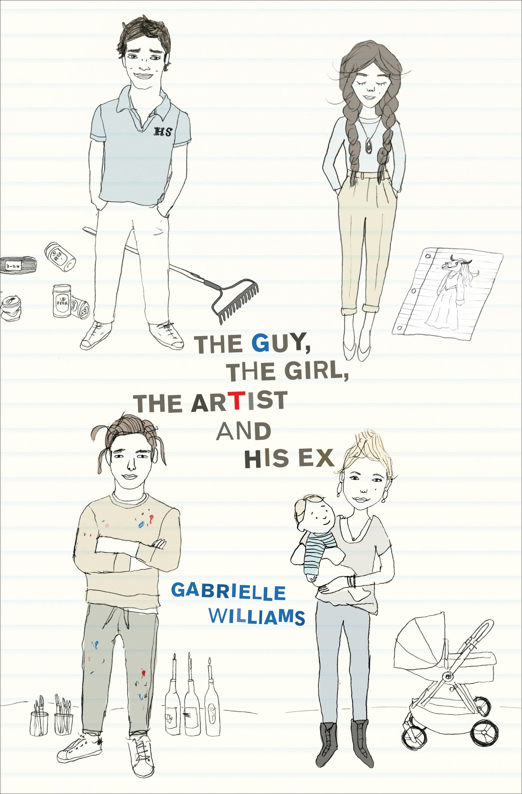 Book cover image for The Guy, the Girl, the Artist and His Ex ISBN: 9781554989416